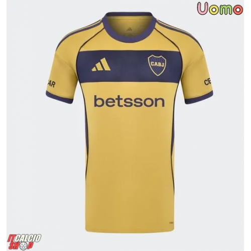 Boca Juniors Edinson Cavani #10 Seconda Maglia 2025-26 Manica Corta